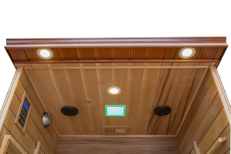 Computer Control Panel Khan Steam Room Household Double Sauna Room Detoxification Hemlock Steam Bath Wooden Faraway Spa