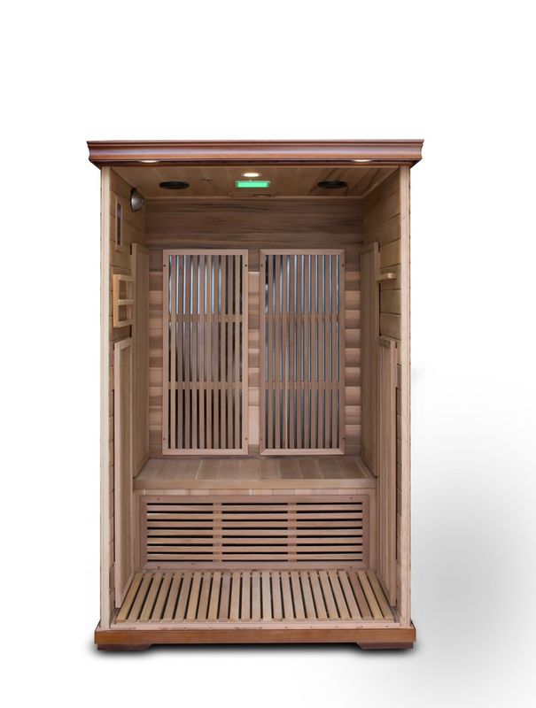 Far Khan Household Steam Room Double Computer Control Panel Household Lightwave Wooden Sauna Room