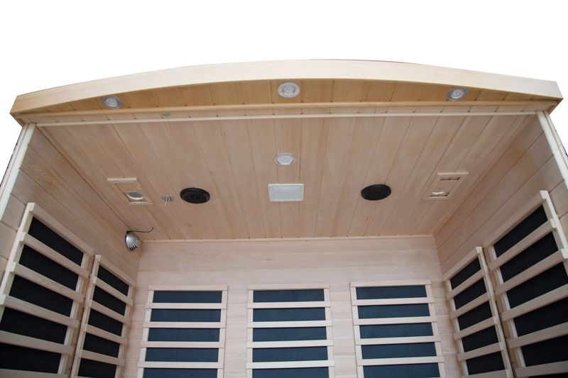 Computer Control Panel Infrared High Quality Enclosed Steam Shower Room Steam Bath Sauna Wooden Room