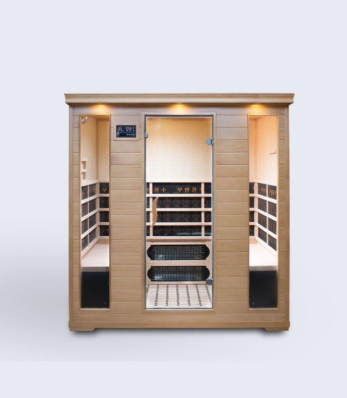 High Quality Hemlock Steam Room Computer Control Panel Traditional Long Lasting Sauna Sauna Sweat Steaming Warehouse