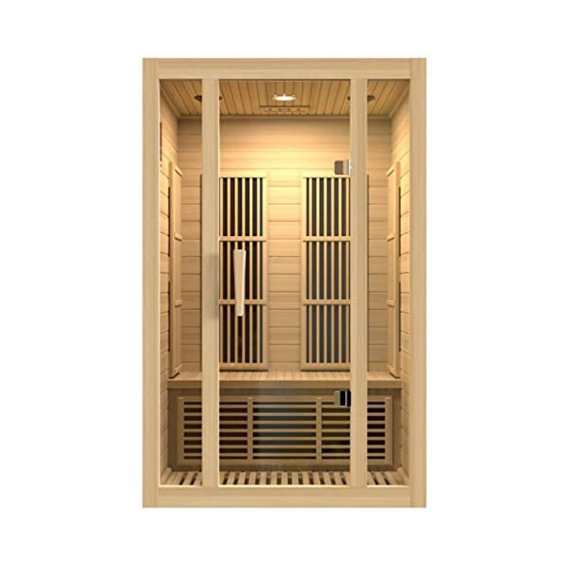 Single Large Computer Control Panel Commercial Custom Sauna Luxury Dry Steam Bath