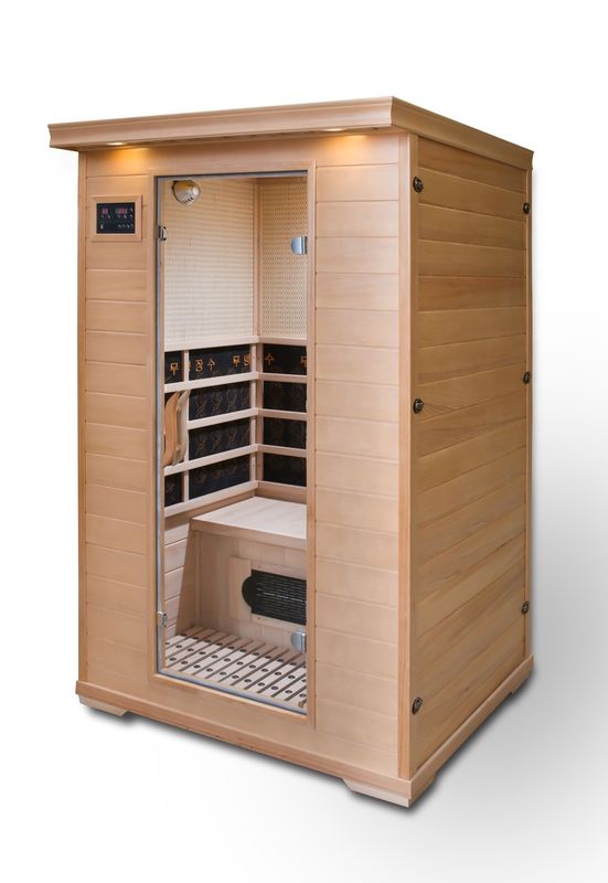 Single and double sauna sweat box beauty box far infrared tourmaline computer control panel steam bath home