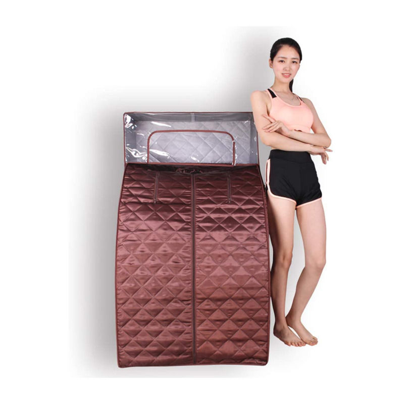 Modern Steam Sauna Set Steamer With Full Body One Person Remote Control Home Heat Box With Head Blanket And Chair Kit For Weight Loss