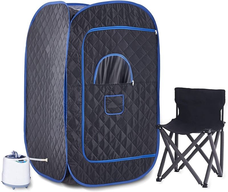Modern Portable Sauna for Home Office and Travel Home Sauna for Dry Spa and Steam Sauna with Remote Control Steam Tent
