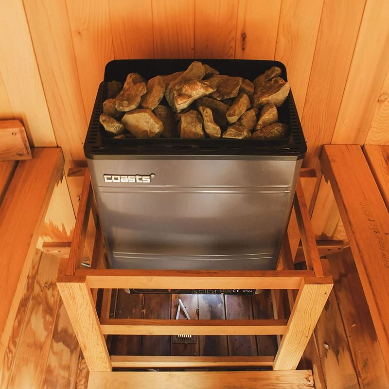 Modern Sauna Heater 6kW 240V SCAM 3 Digital Controller Galvanized Sheet Shell For Spa Sauna Steam Bath